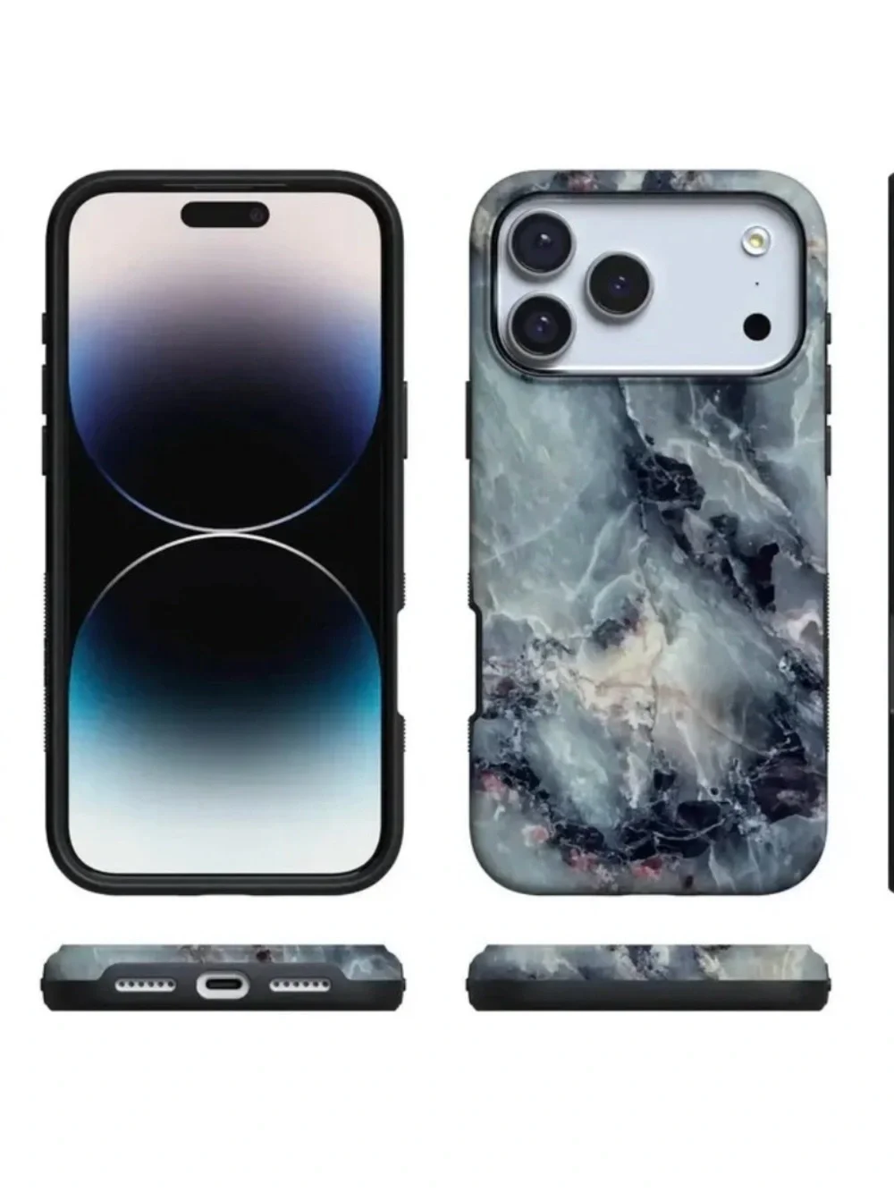 Casely MagSafe iPhone 17 Pro Blue Marble Phone Case